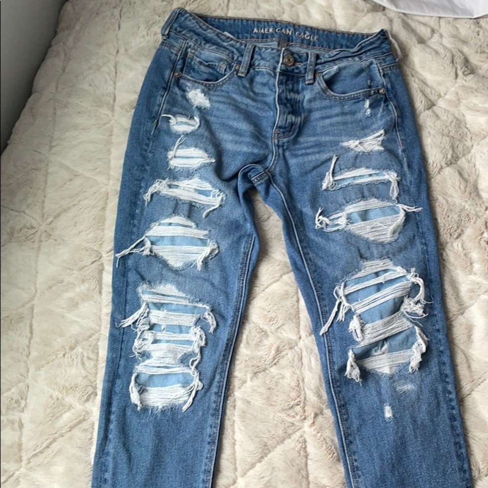 American Eagle Tom girl jeans size 2